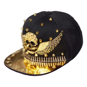 Keps Dope med Nitar Svart/Guld - One size