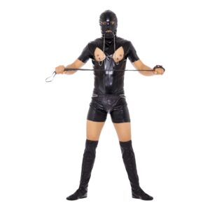 Kinky Svart Maskeraddräkt - Large
