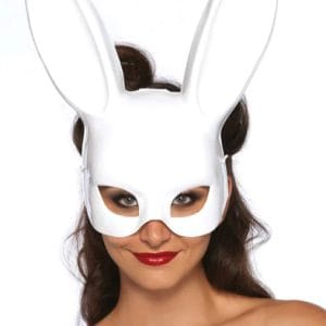 Leg Avenue Bunny Mask White Rollspel & Maskerad