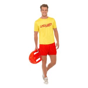 Lifeguard Herr Maskeraddräkt - Large