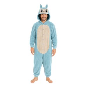 Lulu Monster Blå Onesie Herr Maskeraddräkt - Large