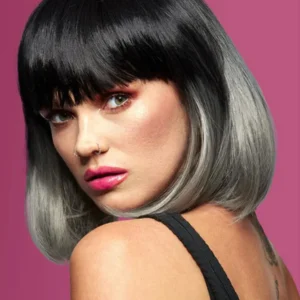 Manic Panic Ombre Grey Bob Wig Peruk
