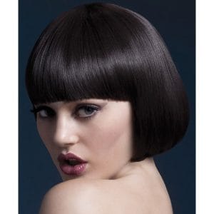 Mia Peruk Mörkbrun 25cm