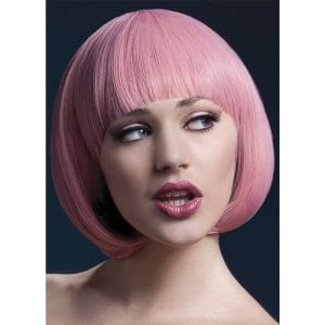 Mia Peruk Pastellrosa 25cm