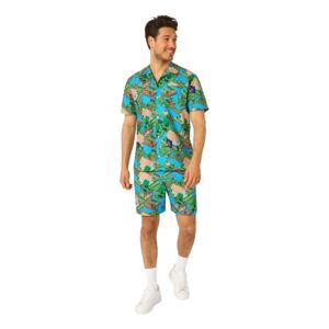 Minecraft Overworld Shorts Kostym - Medium