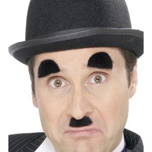 Mustasch och Ögonbryn Chaplin