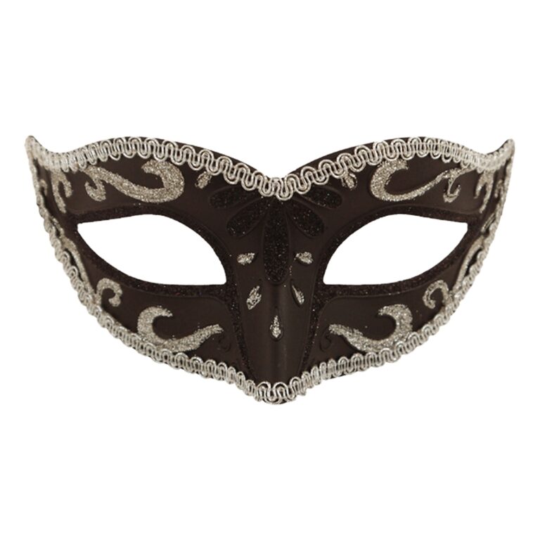 Ögonmask Svart/Silver - One size