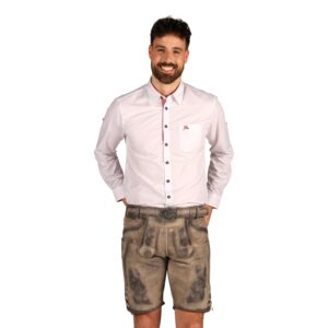 Oktoberfest Lederhosen Shorts Super Deluxe Vintage Beige - 62