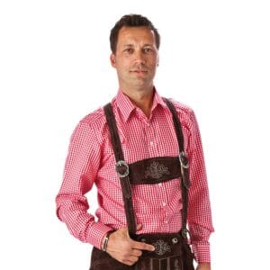 Oktoberfest Skjorta Röd - Medium
