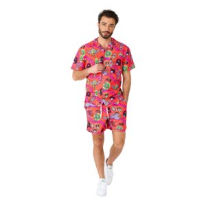 OppoSuits Rick & Morty Shorts Kostym - Large