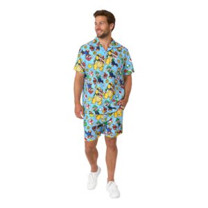 OppoSuits Super Mario™ Group Shorts Kostym - Large