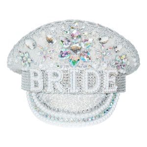 Paljettkeps Bride med Pärlor - One size