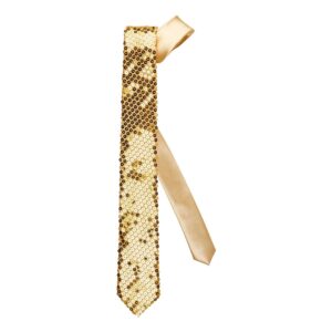Paljettslips Guld