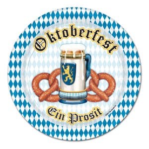 Papperstallrikar Oktoberfest Ein Prosit - 8-pack