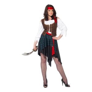 Pirattjej Maskeraddräkt - Large