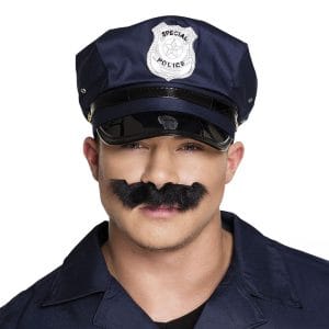 Polis Mustasch Svart