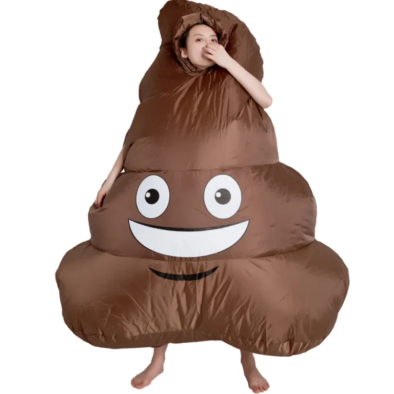 Poop uppblåsbar kostym