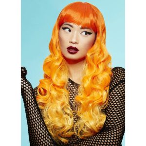 Psychedelic Sunrise™ Siren™ Peruk Orange