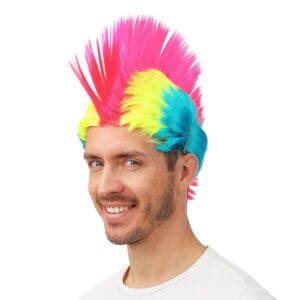 Punk Neon Peruk - One size