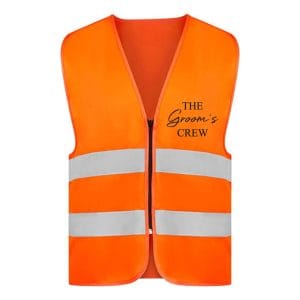 Reflexväst Groom's Crew - Medium