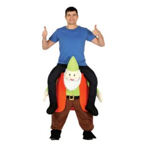 Ridande Trädgårdstomte Maskeraddräkt - Large