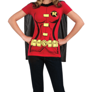 Robin T-Shirt Maskeraddräkt (Dam) L