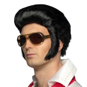 Rock n Roll Svart Peruk - One size