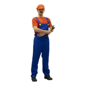 Rörmokare Maskeraddräkt Röd