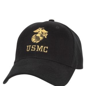 Rothco Keps m. USMC-logo Svart