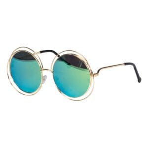 Runda Glasögon Blå