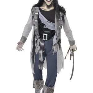 SPÖKBESATT PIRAT KOSTYM M