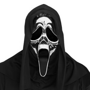 Scream Ghost Face Chrome Mask