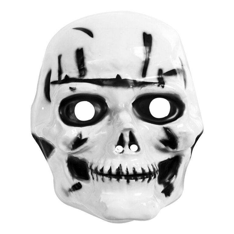 Skelett Mask i Plast - One size
