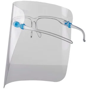 Skyddsvisir med Glasögon