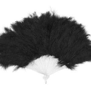 Solfjäder Flapper Svart