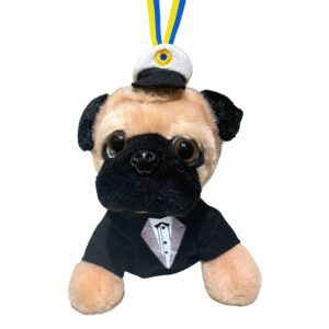 Studentnalle Mops med Kostym