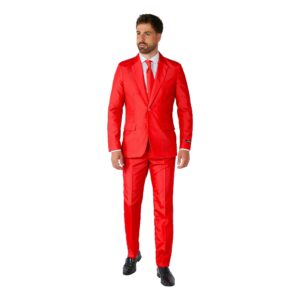 Suitmeister Röd Kostym - Large