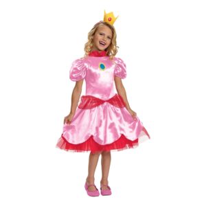 Super Mario Prinsessan Peach Barn Maskeraddräkt - Medium