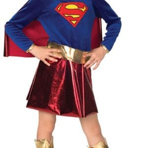 Supergirl Deluxe Barn Maskeraddräkt