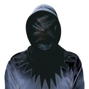 Svart Huva Mask - One size