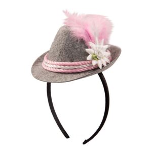 Tyrolerhatt på Diadem Rosa - One size