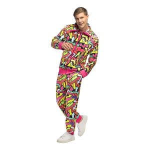 UV Street Art Träningsoverall Herr Maskeraddräkt - Small
