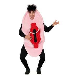 Vagina med Piercing Maskeraddräkt - Large