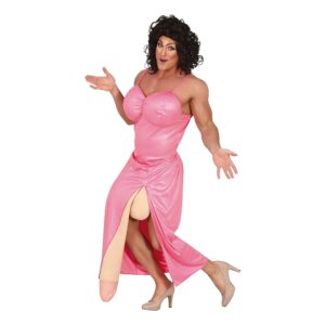 Välhängd Dragqueen Maskeraddräkt - Large