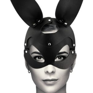 Vegan Leather Mask With Bunny Ears Kaninöron