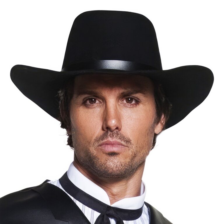 Vilda Västern Cowboyhatt Svart - One size
