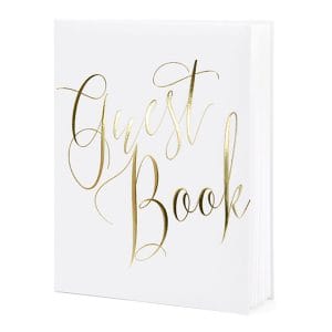 Vit Gästbok Guest Book