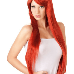Wigged Love: Long, Straight, Red Wig